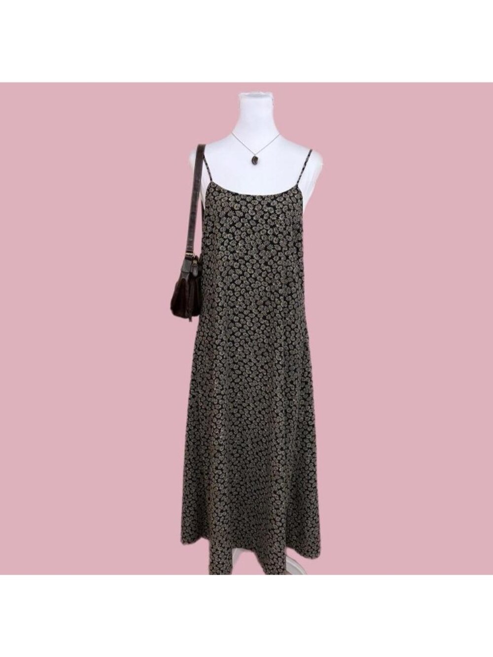 90s ditsy floral whimsygoth grunge dress
